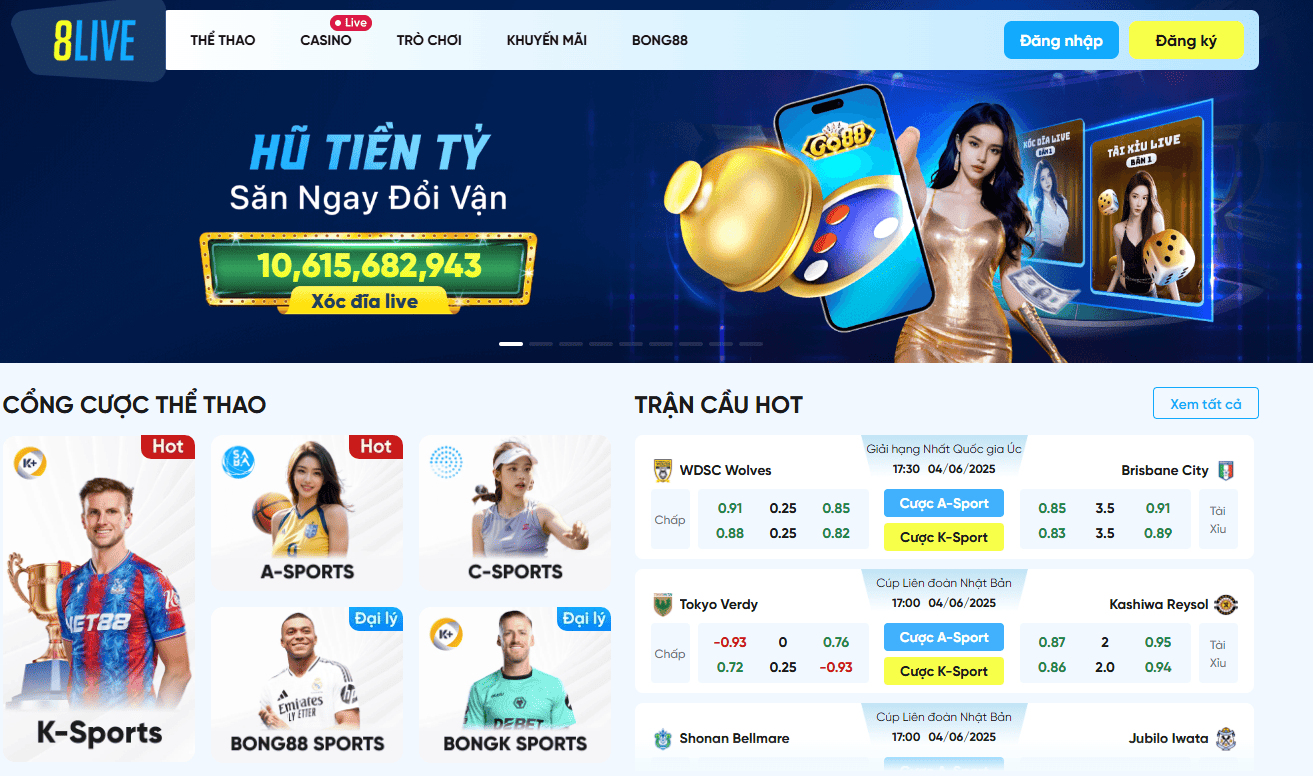 Tổng quan về nhà cái uy tín hàng đầu 8LIVE